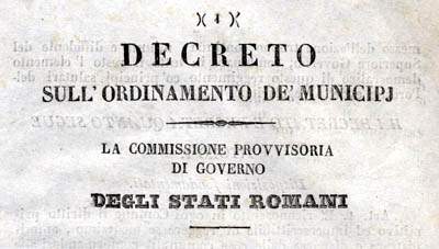 Decreto sull'ordinamento dei municipi