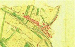 Rappresentazione parziale del centro storico di Codigoro