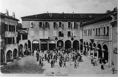 La residenza municipale prima dei bombardamenti del secondo conflitto mondiale